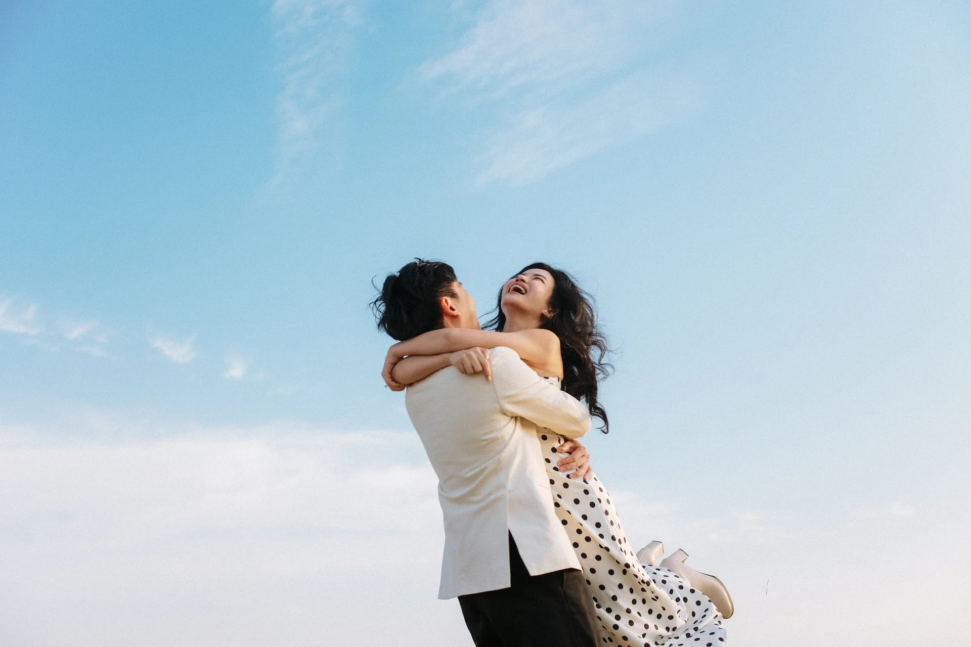 Walking at the Korean temple